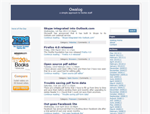 Tablet Screenshot of owalog.com